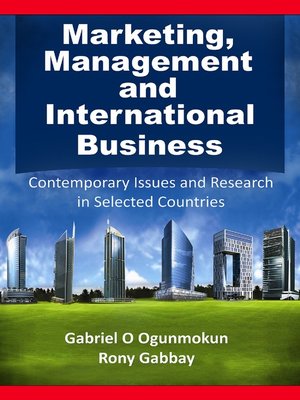 cover image of Marketing, Management and International Business